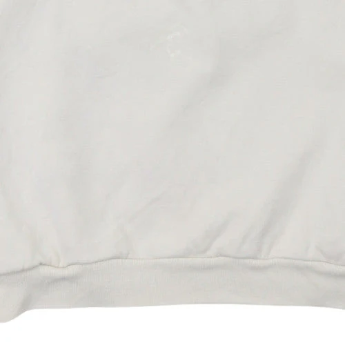 GAP Women Ivory Oversized Crew Neck Sweatshirt Size S Classic Logo - Image 7