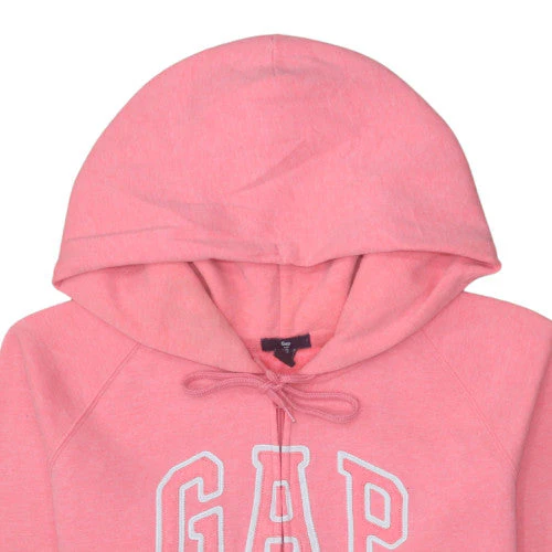 GAP Women Pink Full Zip Hoodie XL Cotton Blend Casual Sweatshirt - Image 7