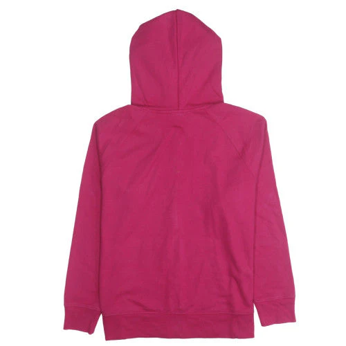 GAP Women Pink Full Zip Hoodie XL Cotton Blend Lined Sweatshirt - Image 4