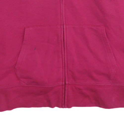 GAP Women Pink Full Zip Hoodie XL Cotton Blend Lined Sweatshirt - Image 7