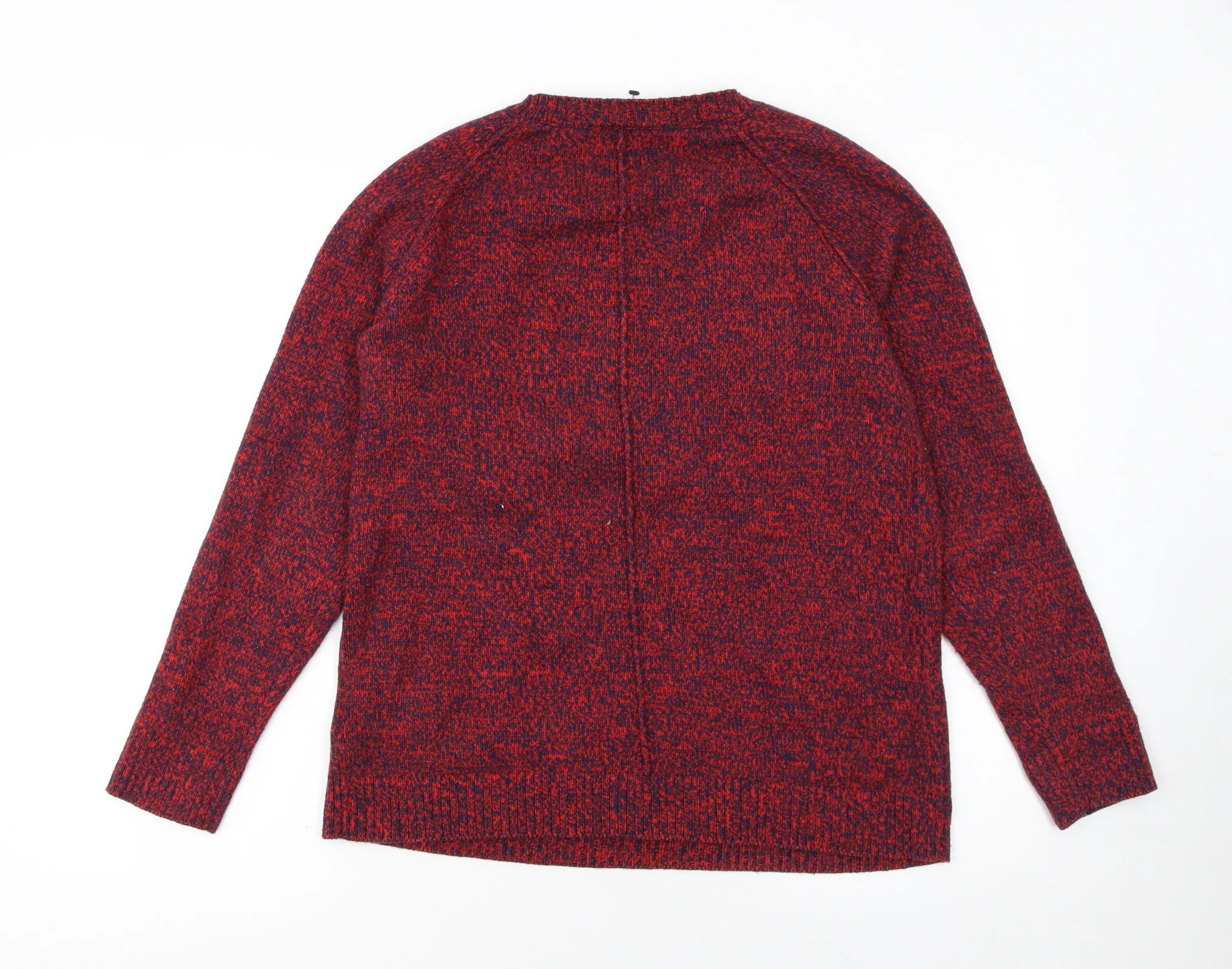 Gap Women Red Crew Neck Long Sleeve Knit Pullover Jumper Size S - Image 3