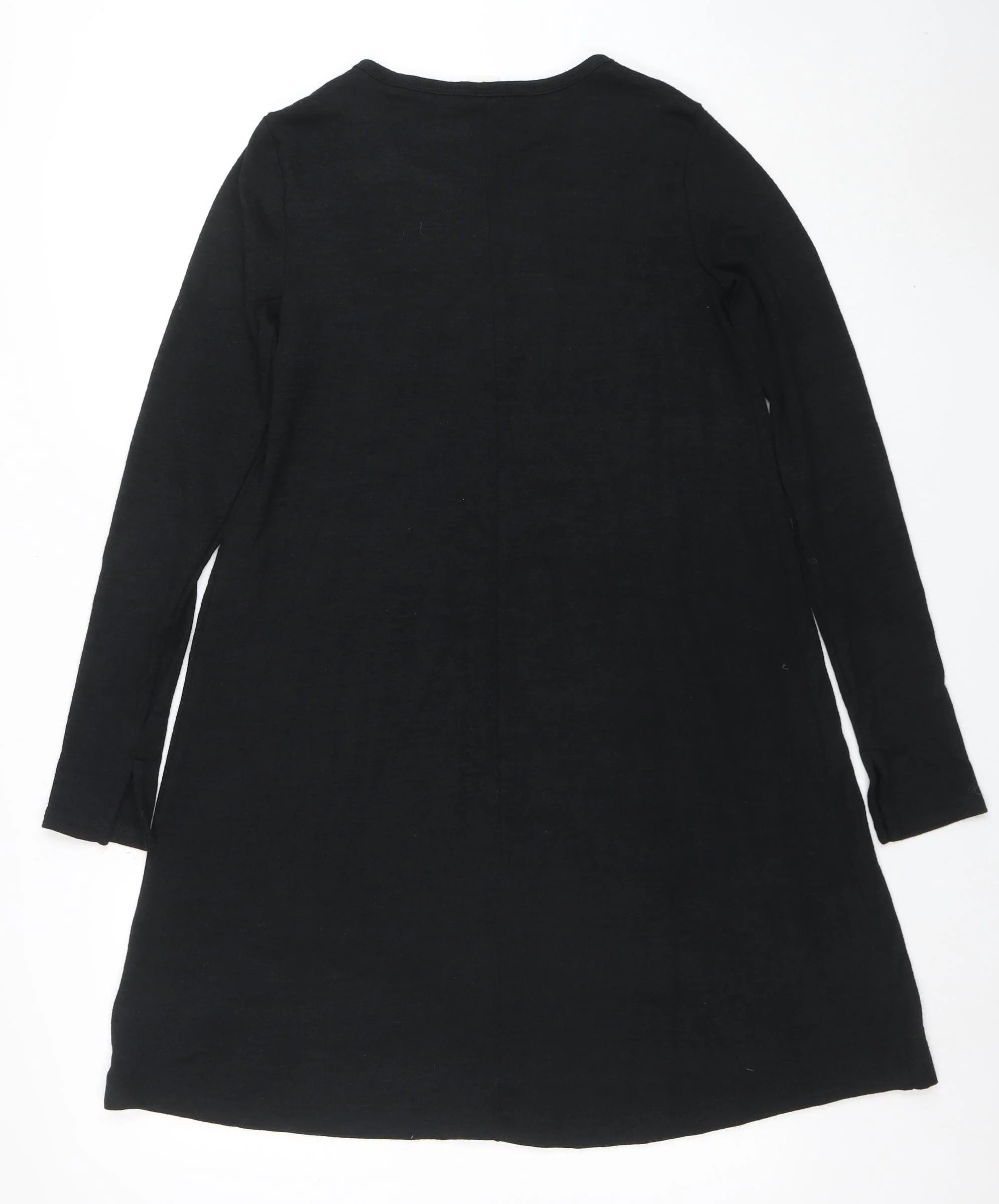 GAP Women’s Black Long Sleeve Jersey T-Shirt Dress Size S - Image 3