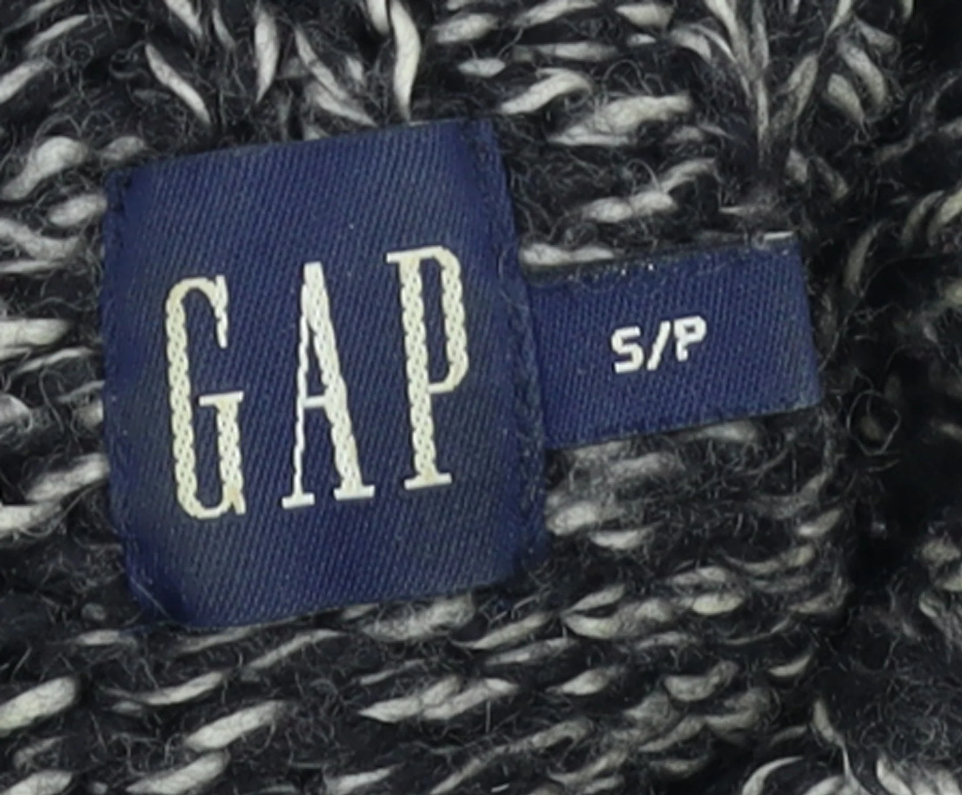 GAP Women’s Black Wool Blend Chunky Roll Neck Jumper Size S - Image 4