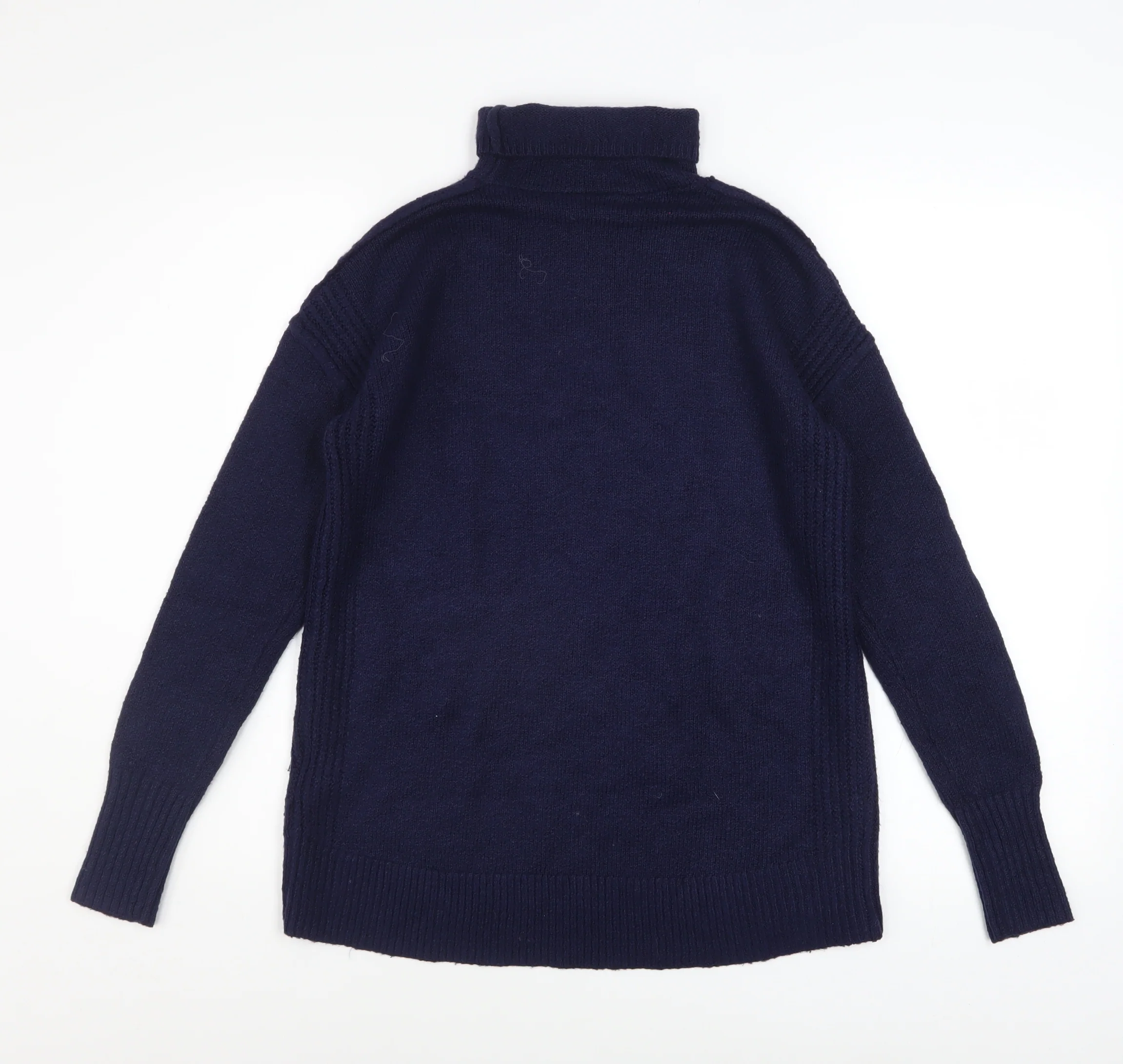 GAP Women’s Blue Roll Neck Long Sleeve Knit Jumper Size S - Image 3