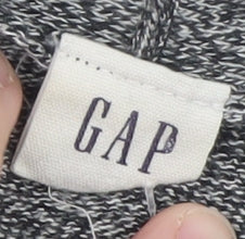 GAP Women’s Grey Cotton Open Knit Long Sleeve Cardigan XS - Image 4