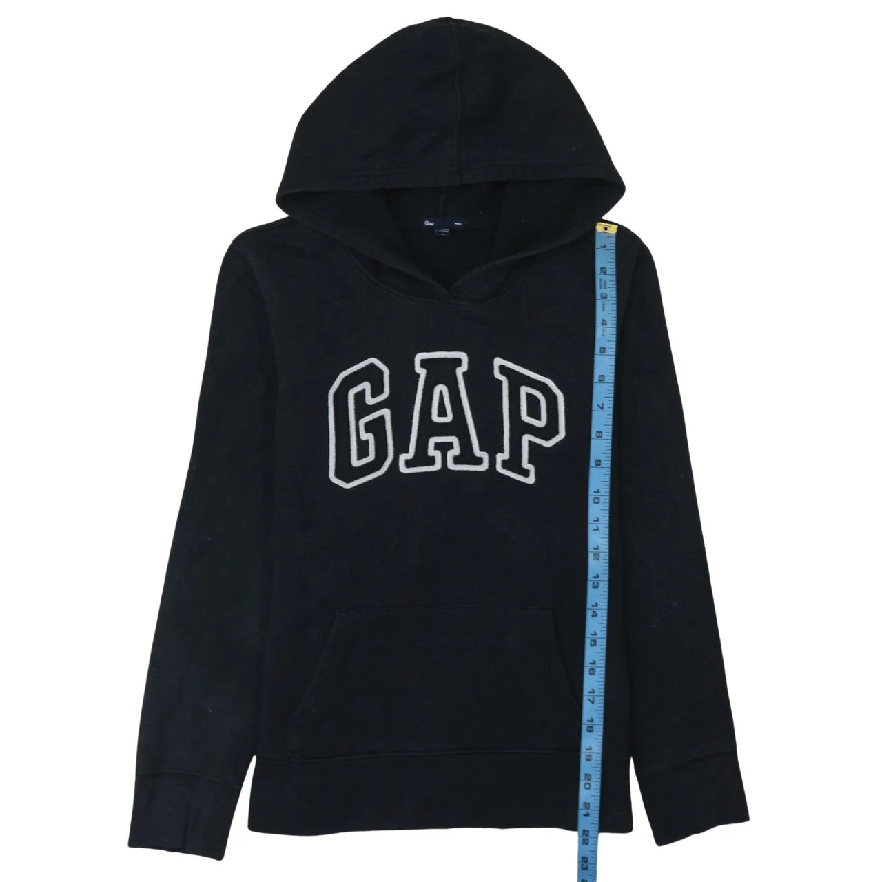 GAP Womens Black Pullover Hoodie Size M Cotton Blend Casual - Image 3