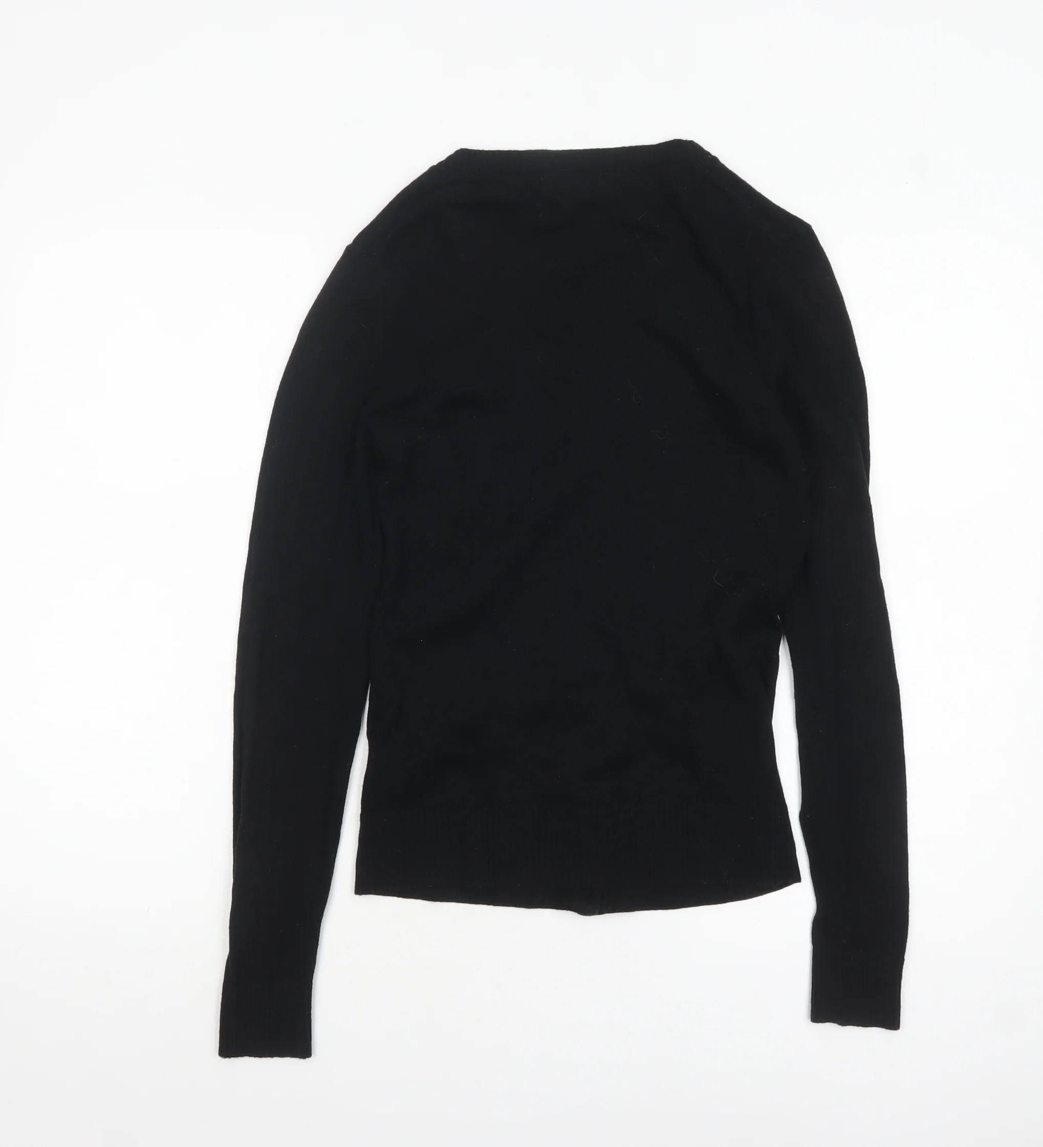 Gap Womens Black XS Cardigan Long Sleeve Cotton Knit - Image 3