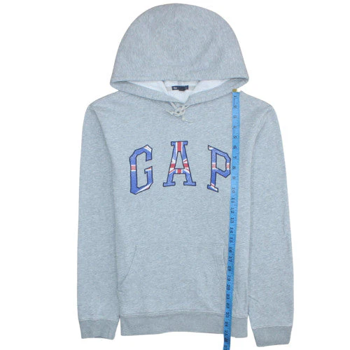 GAP Womens Grey Pullover Hoodie XS Cotton Blend Casual - Image 3