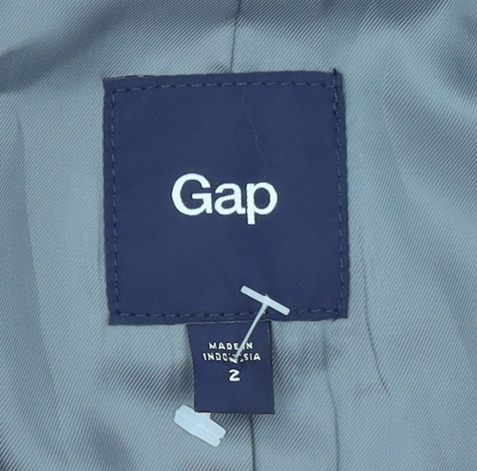 Gap Women's Navy Blue Blazer Size 2 Classic Single-Breasted Jacket - Image 4