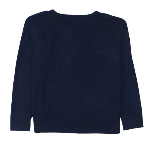 GAP Womens Navy Blue XL Cotton Blend Pullover Sweatshirt - Image 4