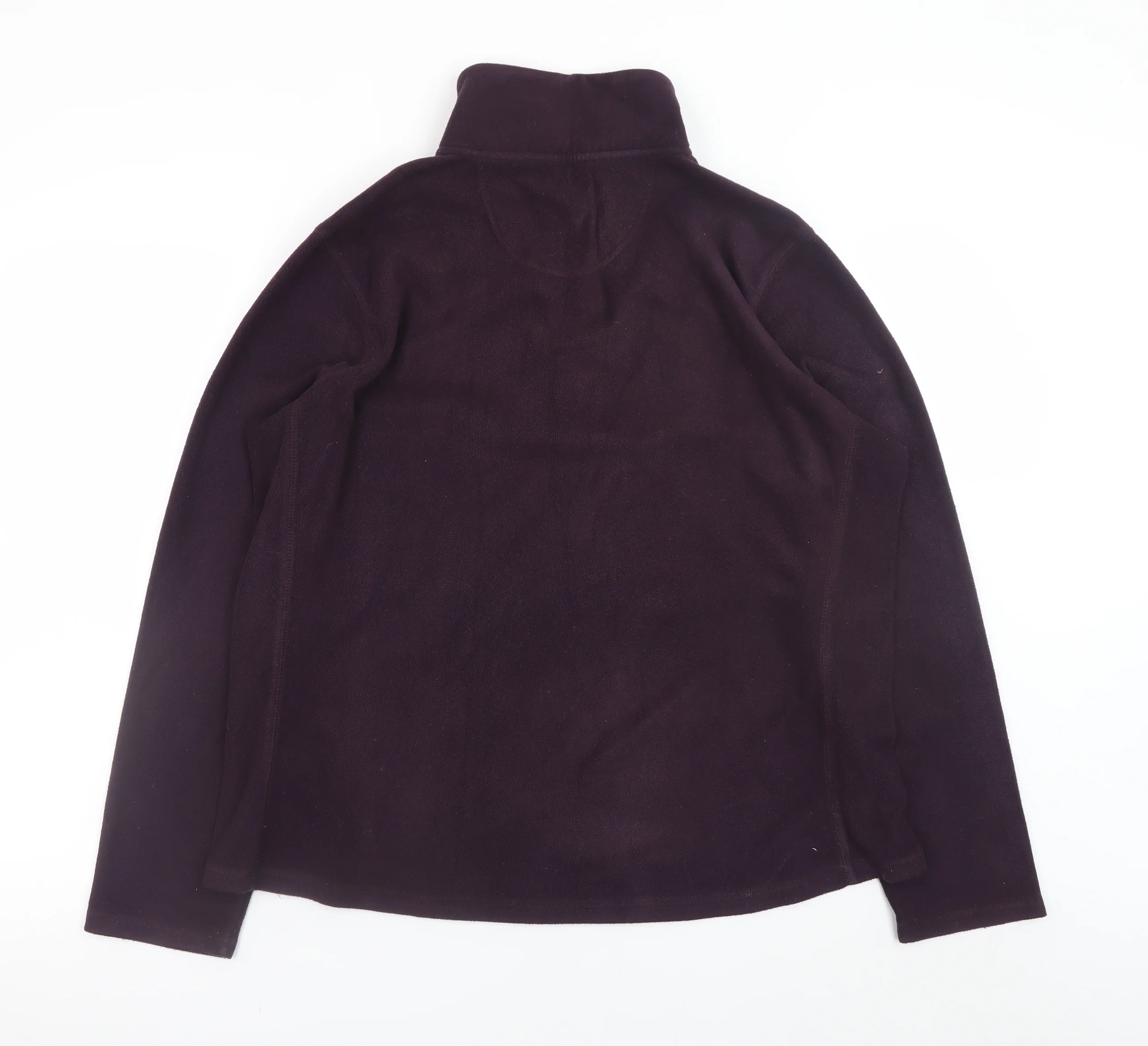 GAP Women's Purple Fleece 1/4 Zip Pullover Sweatshirt Size XL - Image 3
