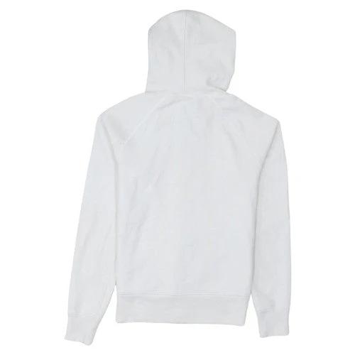 GAP Women's White Full Zip Hoodie XS Cotton Blend Logo Casual - Image 4