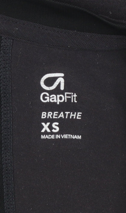 GapFit Women’s Black XS Slim Fit Long Sleeve Active Top - Image 4