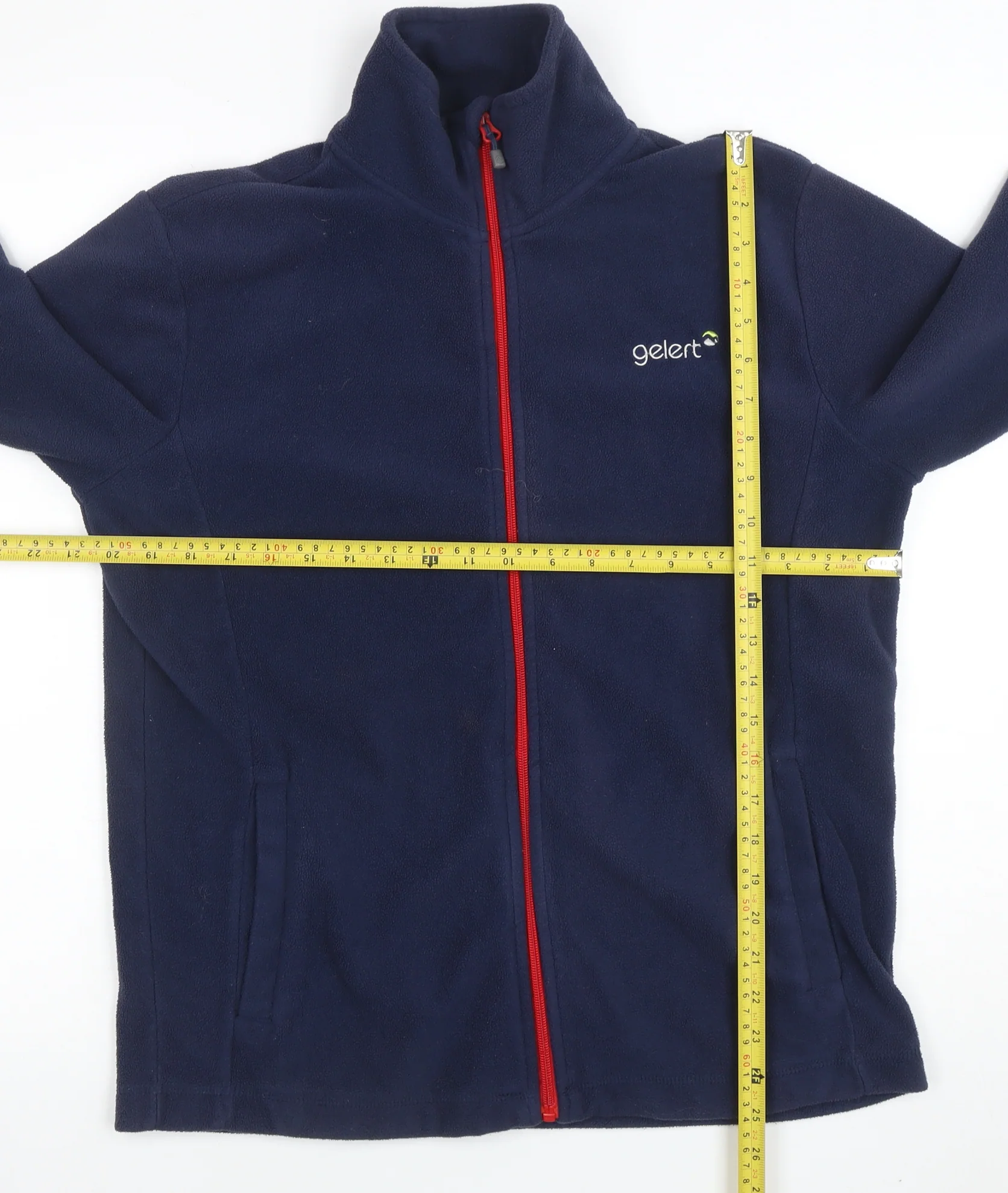 Gelert Men Blue Full Zip Fleece Jacket Size M Outdoor Wear - Image 2