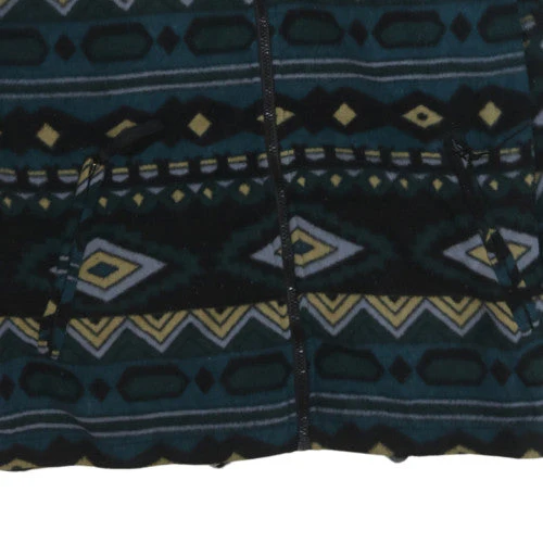 Gelert Men's Blue Geometric Fleece Jacket Size S Outdoor Casual - Image 8