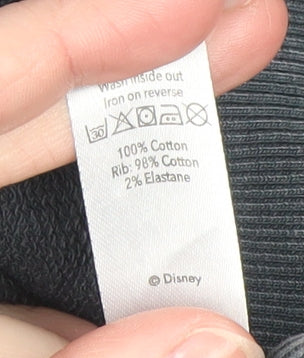 George Women Grey Mickey Mouse Long Sleeve T-Shirt Dress Size 18 - Image 5