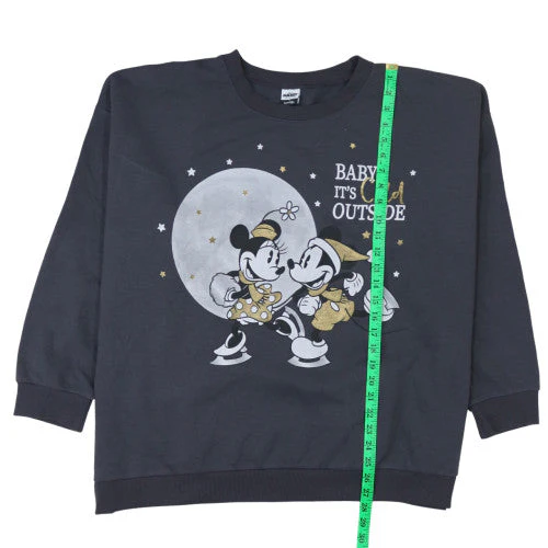 George Women’s Black Disney Mickey & Friends Pullover Sweatshirt 2XL 24-26 - Image 2