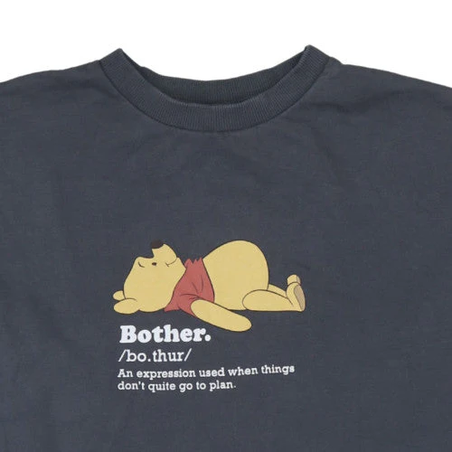 George Women’s Charcoal Winnie the Pooh Sweatshirt M 12-14 Graphic Pullover - Image 8