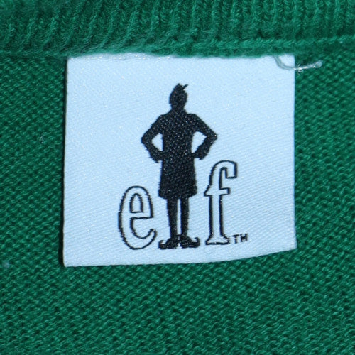 George Women’s Green Elf Christmas Jumper L Funny Pullover Knit - Image 6