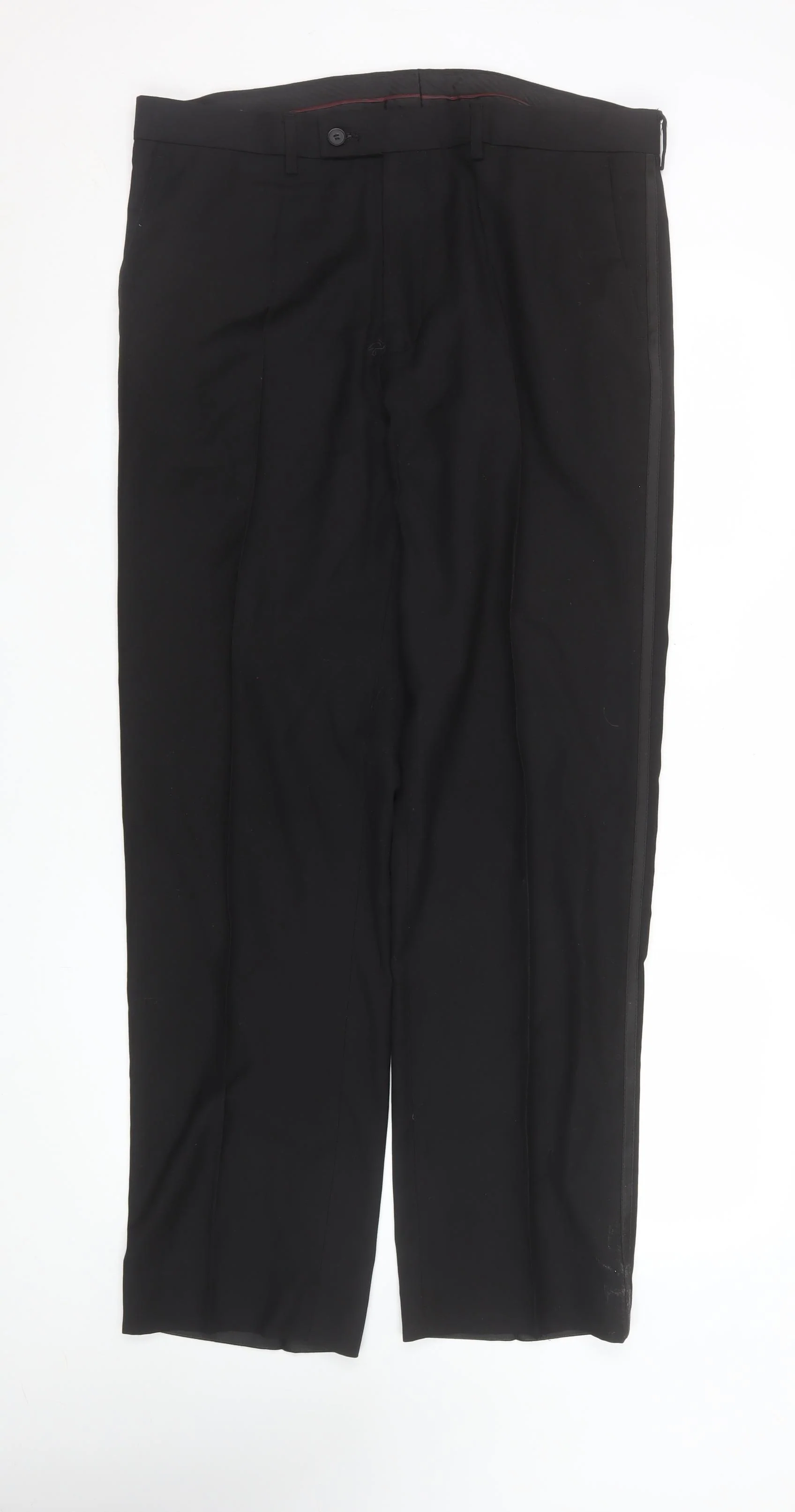 George Women's Black 36in Waist Dress Pants Trousers