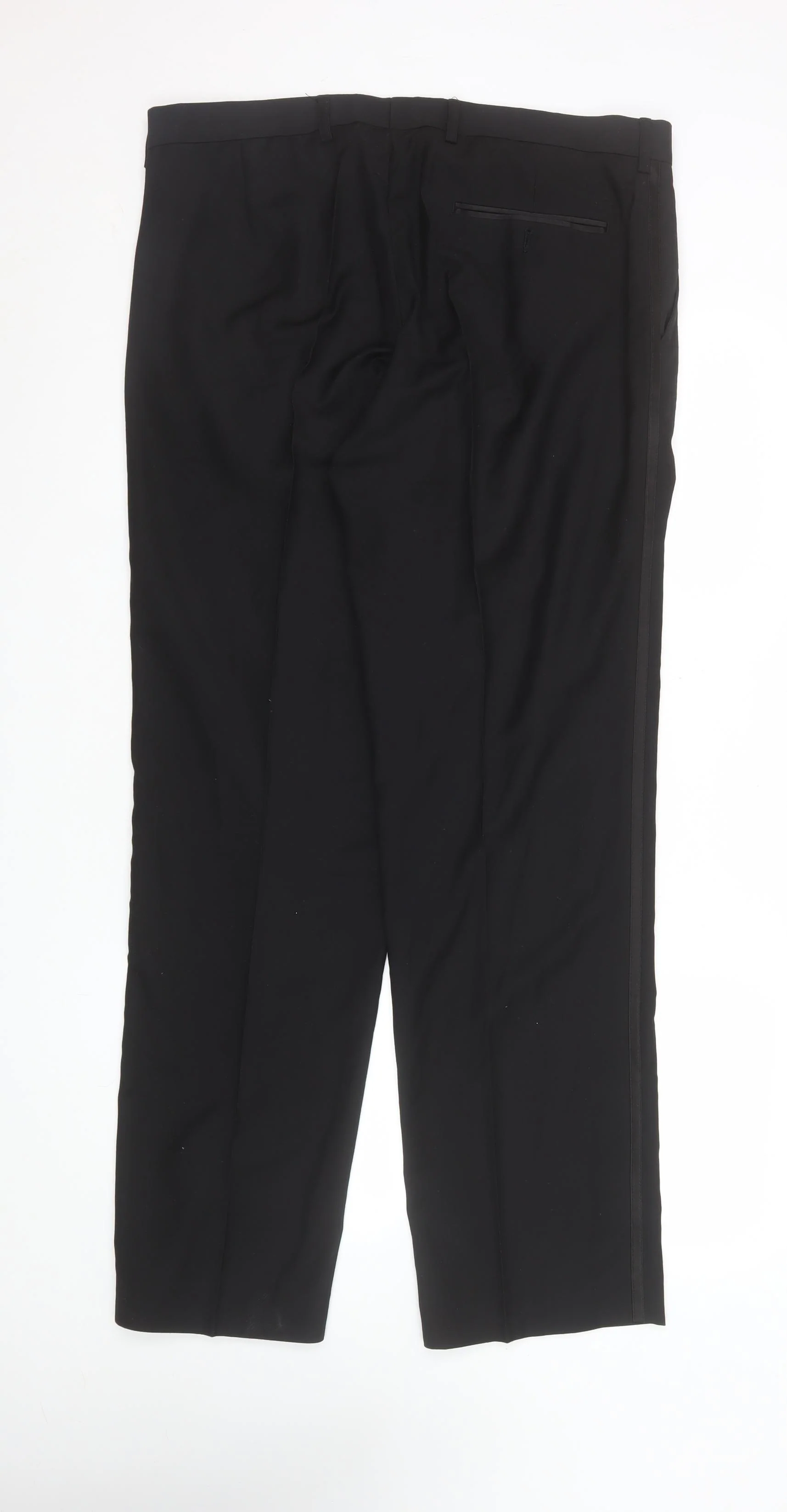 George Women's Black 36in Waist Dress Pants Trousers - Image 3