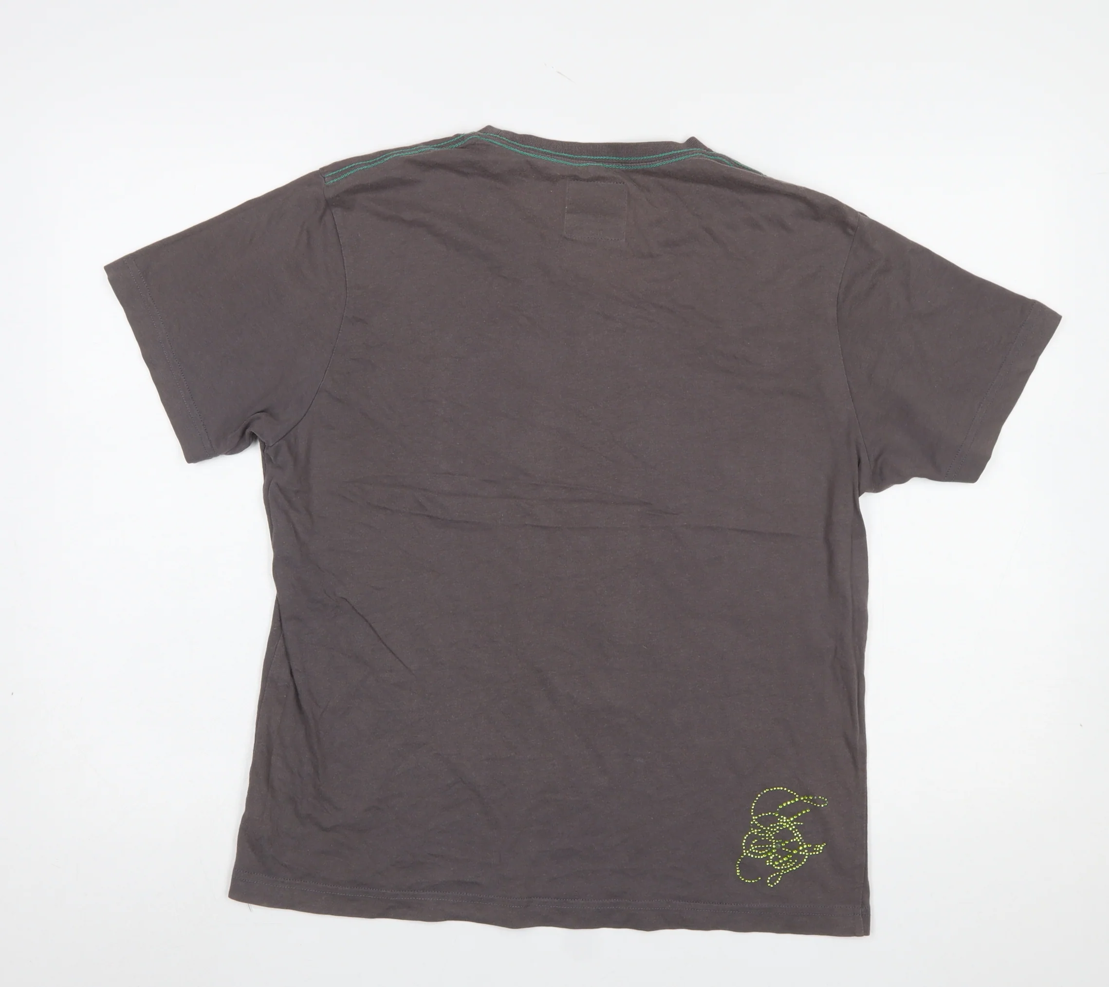 Gifted Heroes Unisex Grey Cotton Graphic T-Shirt M - Image 3
