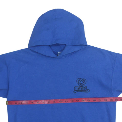 Gildan Men’s Blue XL Pullover Hoodie Surf Graphic Heavyweight - Image 2