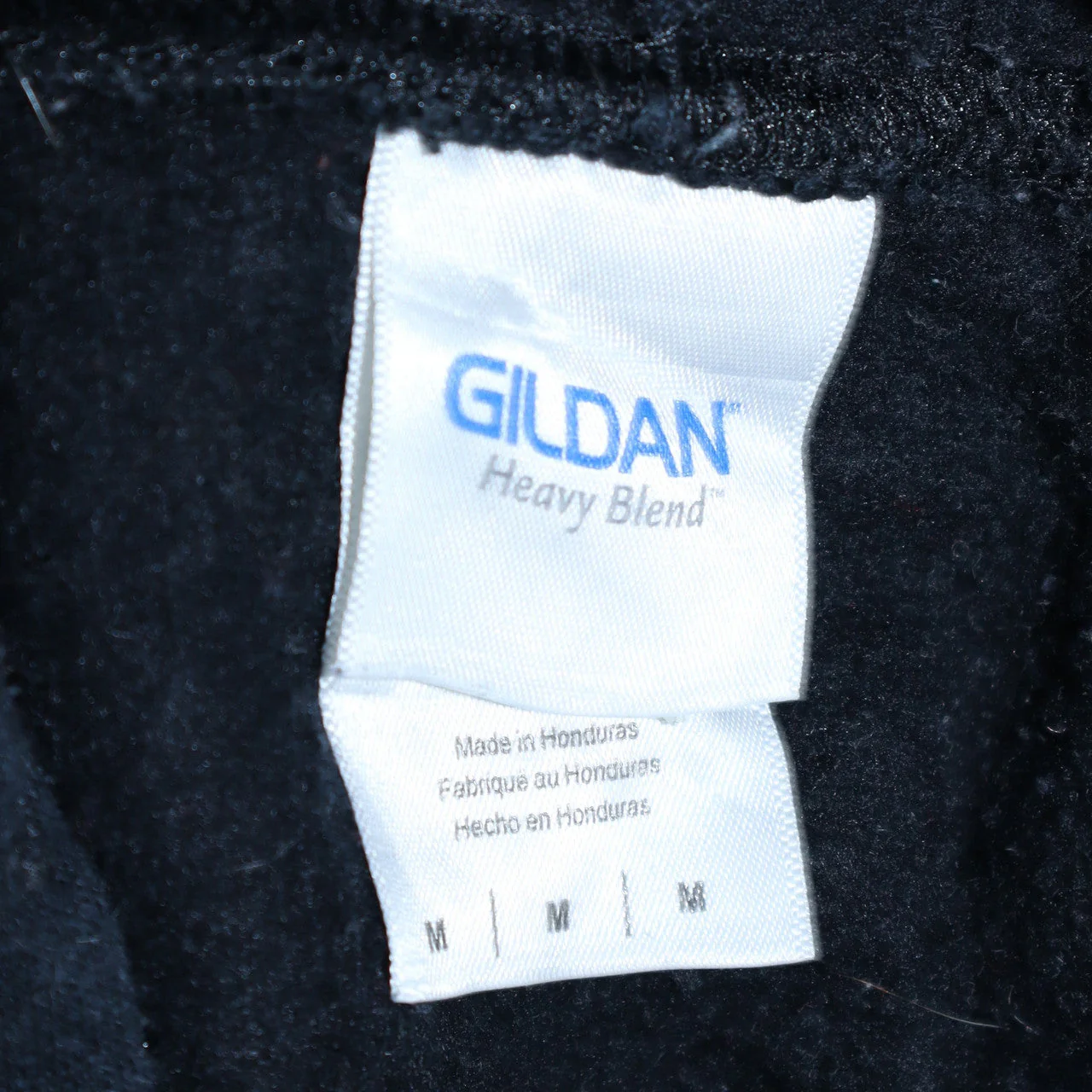 Gildan Men's Black Full Zip Heavy Blend Hoodie Medium Rock Band Design - Image 6