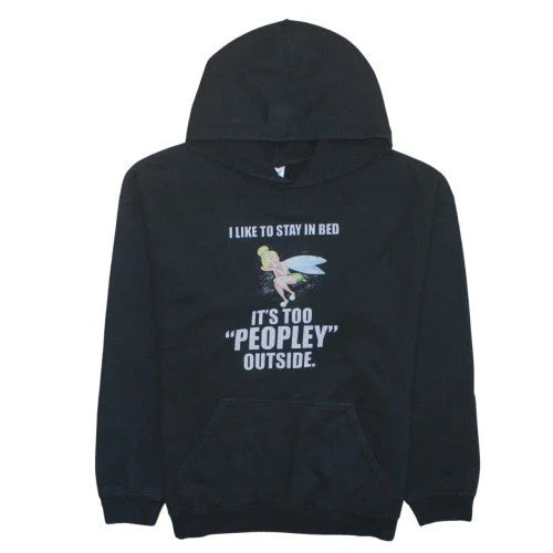 Gildan Womens Black Pullover Hoodie L Fairy Graphic Funny Quote Casual