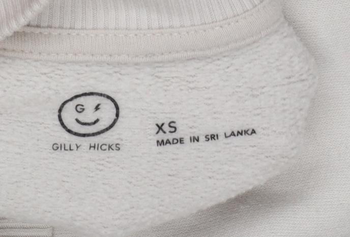Gilly Hicks Women’s Beige Pullover Sweatshirt XS Crew Neck Fleece - Image 4