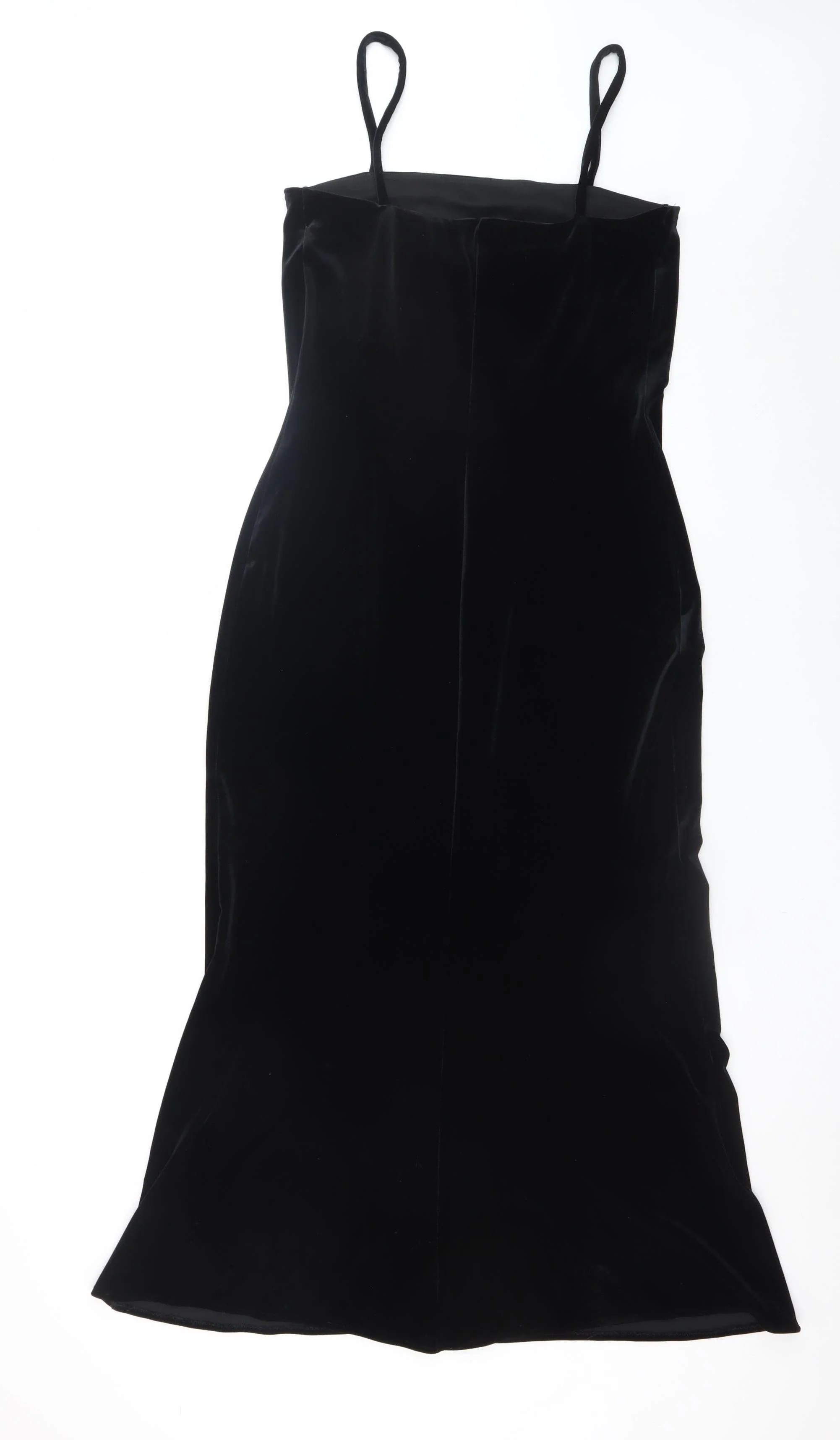 Gina Bacconi Women's Black Velvet Mermaid Dress Size 12 - Image 3