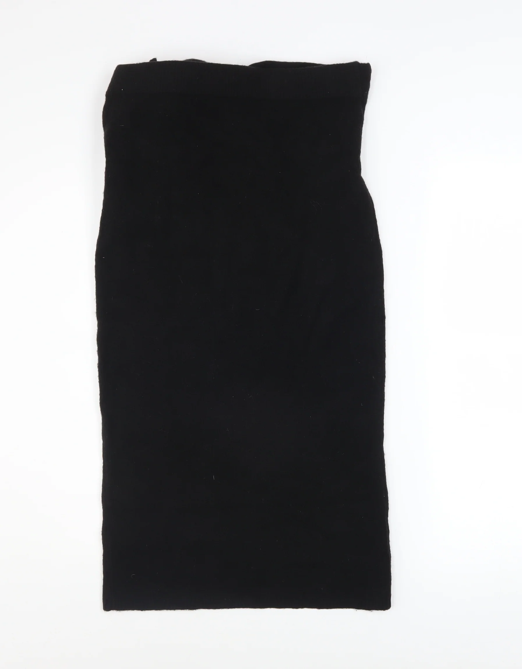 Great Plains Women Black Size 10 Knit Wrap Midi Skirt - Image 3