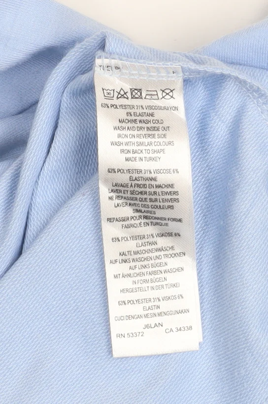 Great Plains Women Blue Pullover Sweatshirt Size 14 L Long Sleeve - Image 5