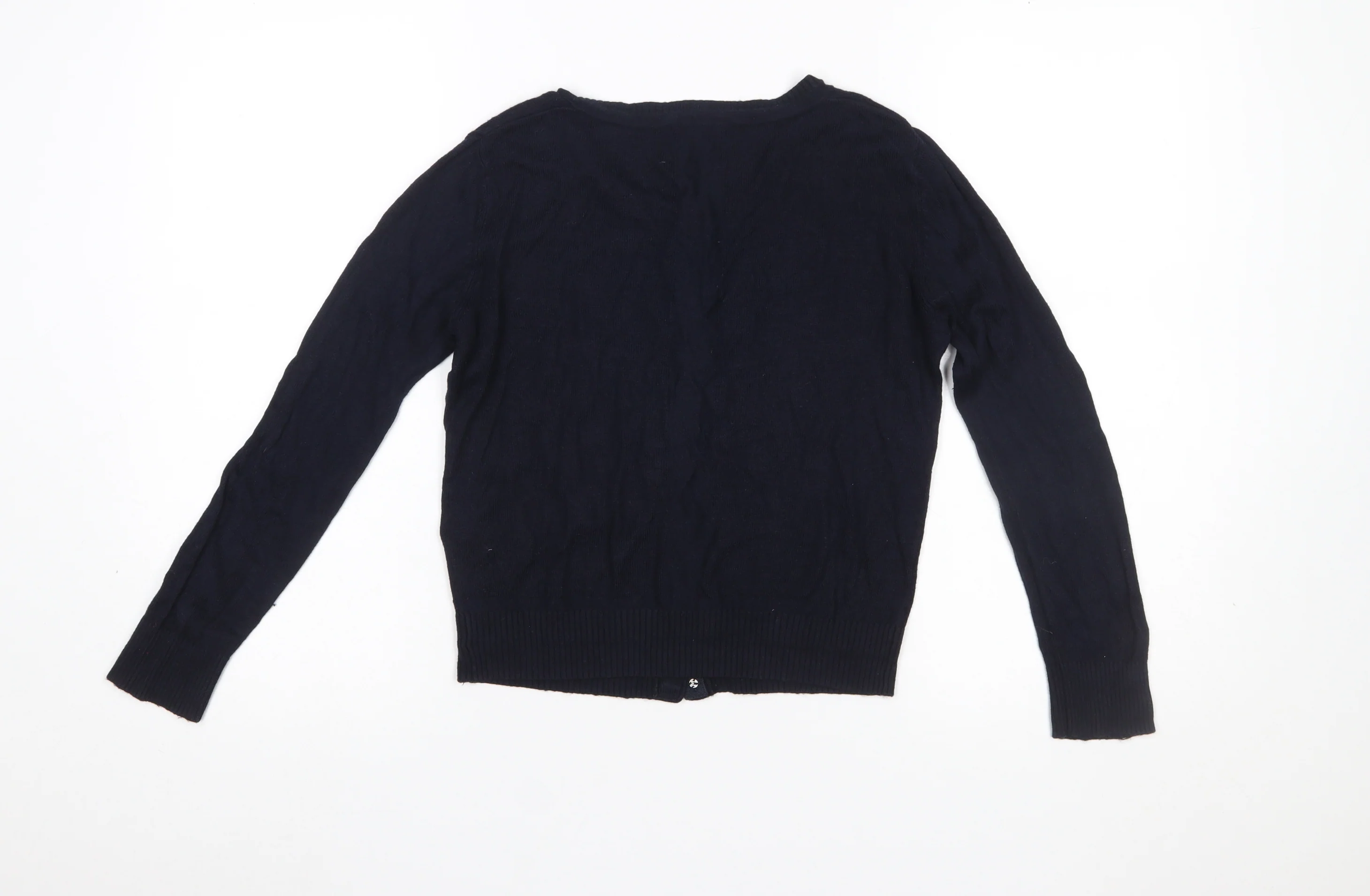 Great Plains Women's Black Knit Cotton Cardigan S - Image 3