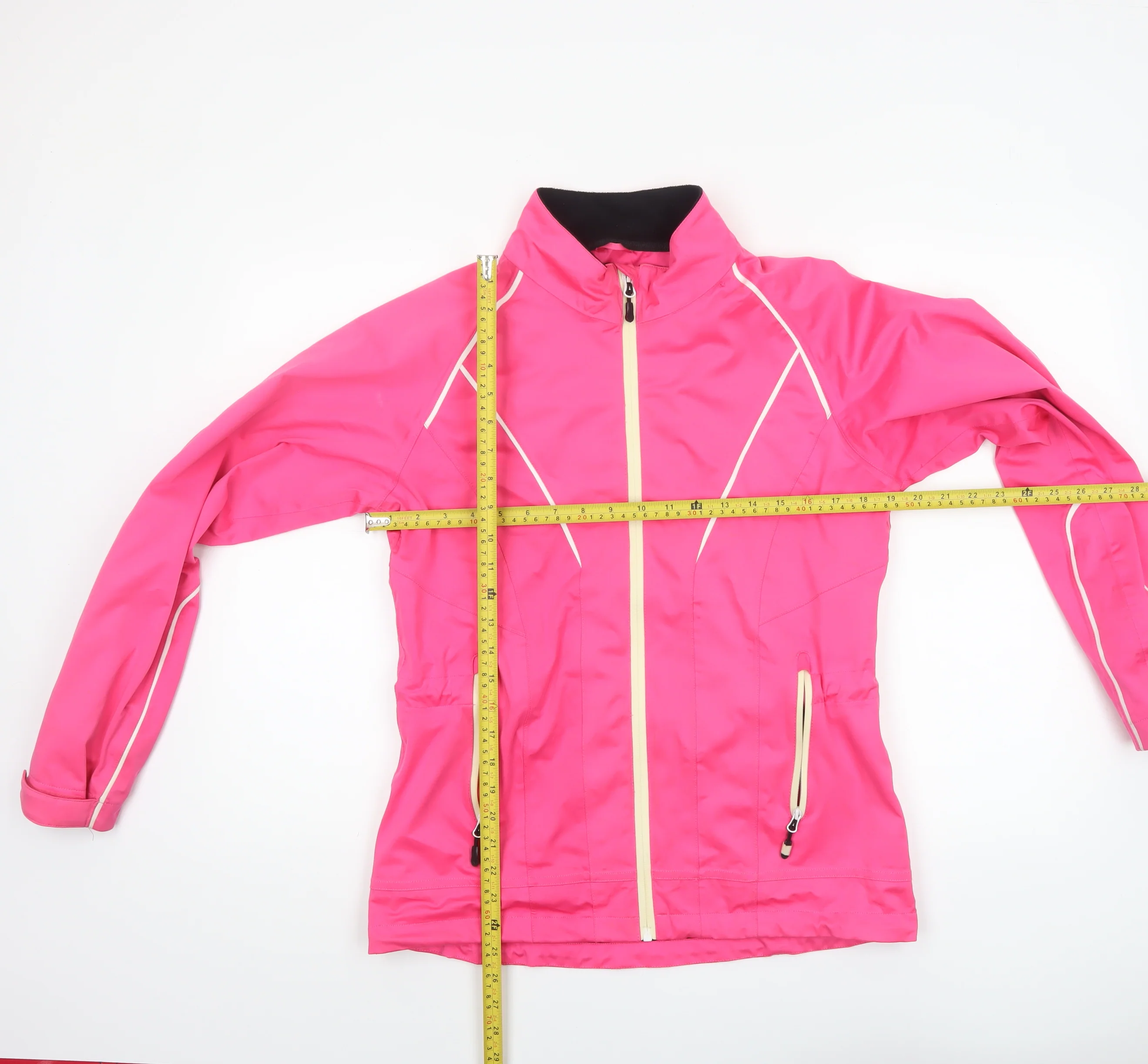 Green Lamb Women's Pink Waterproof Windbreaker Jacket S - Image 2