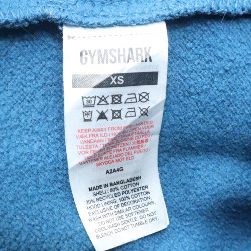 Gymshark Men’s Blue XS Pullover Fleece Hoodie Sweatshirt - Image 5