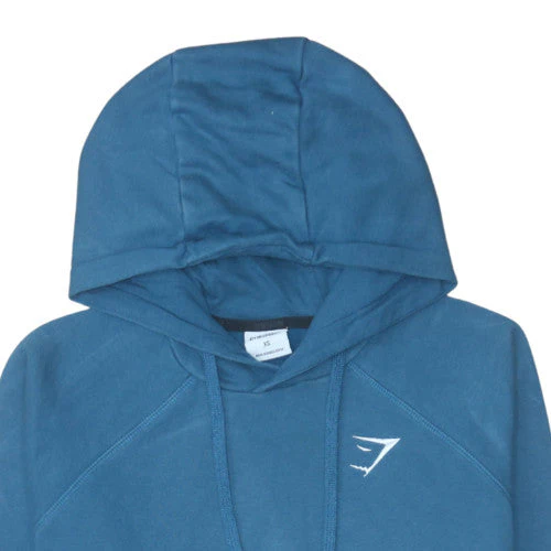 Gymshark Men’s Blue XS Pullover Fleece Hoodie Sweatshirt - Image 7