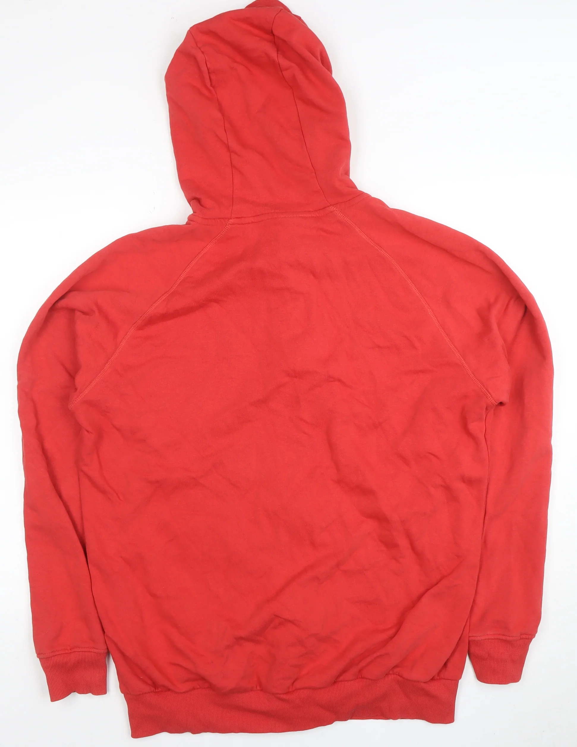 Gymshark Men’s Red Full Zip Hoodie Size L Lightweight Sportswear - Image 3