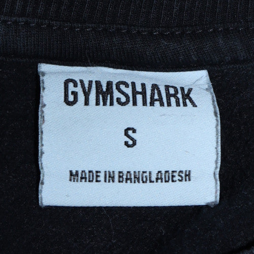 Gymshark Men's Black Small Pullover Crew Neck Sweatshirt Cotton Blend - Image 5