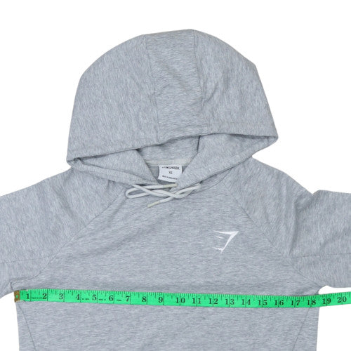 Gymshark Men's Grey XS Pullover Hoodie Slim Fit Lightweight - Image 2