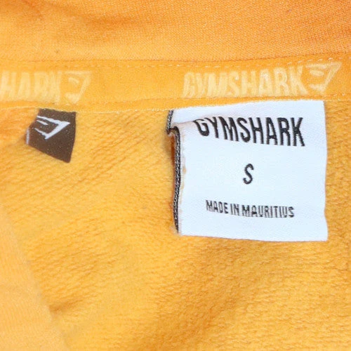 Gymshark Men's Yellow Pullover Hoodie Size S Lightweight Athletic - Image 5