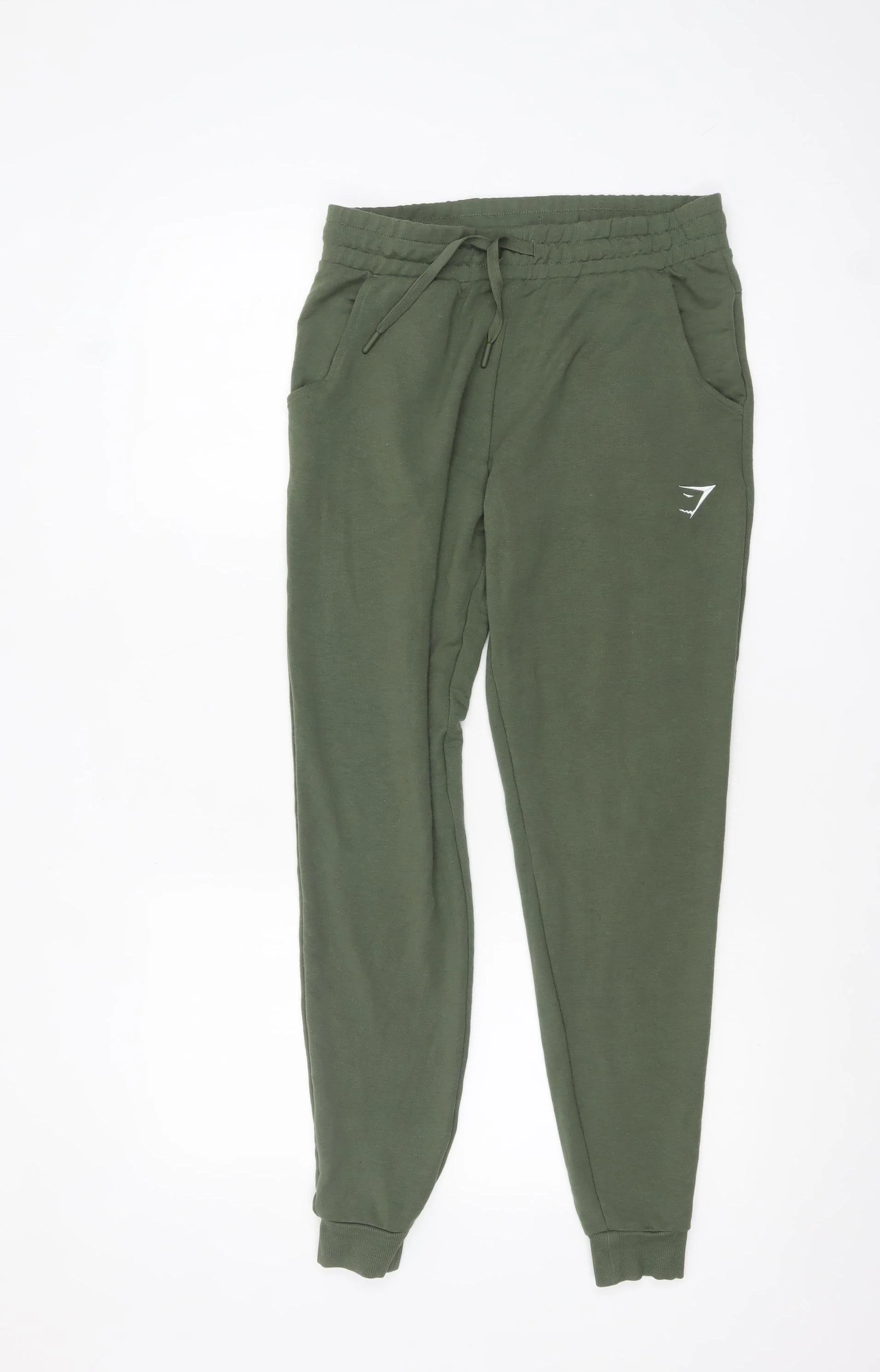 Gymshark Women’s Green Jogger Trousers Size S Elastic Waist