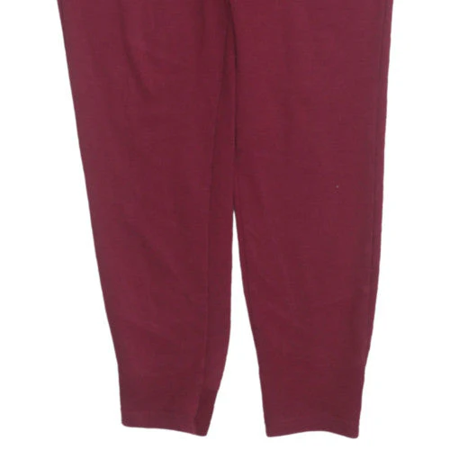 Gymshark Womens Burgundy Jogger Sweatpants Size S Elastic Waist - Image 7