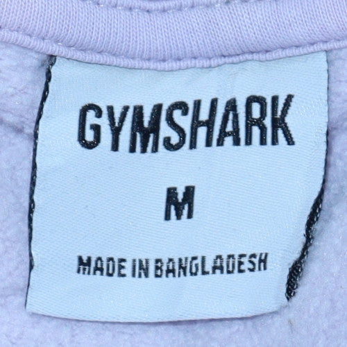 Gymshark Womens Lilac Pullover Hoodie Size M Cotton Blend - Image 6