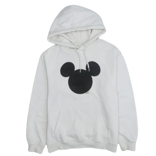 H&M Disney Women's White Mickey Mouse Pullover Hoodie XS