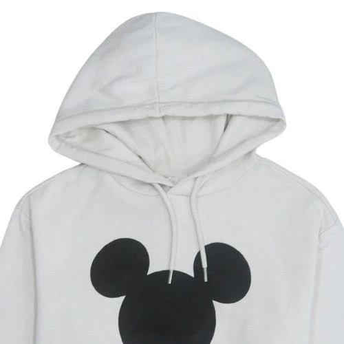 H&M Disney Women's White Mickey Mouse Pullover Hoodie XS - Image 8
