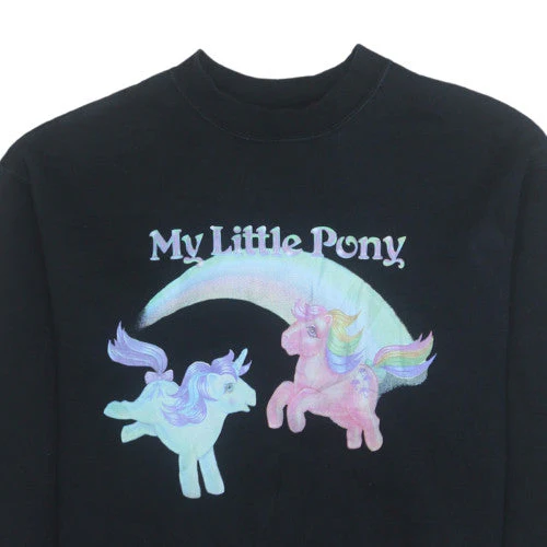 H&M Divided Women's Black My Little Pony Sweatshirt Size 8 - Image 7