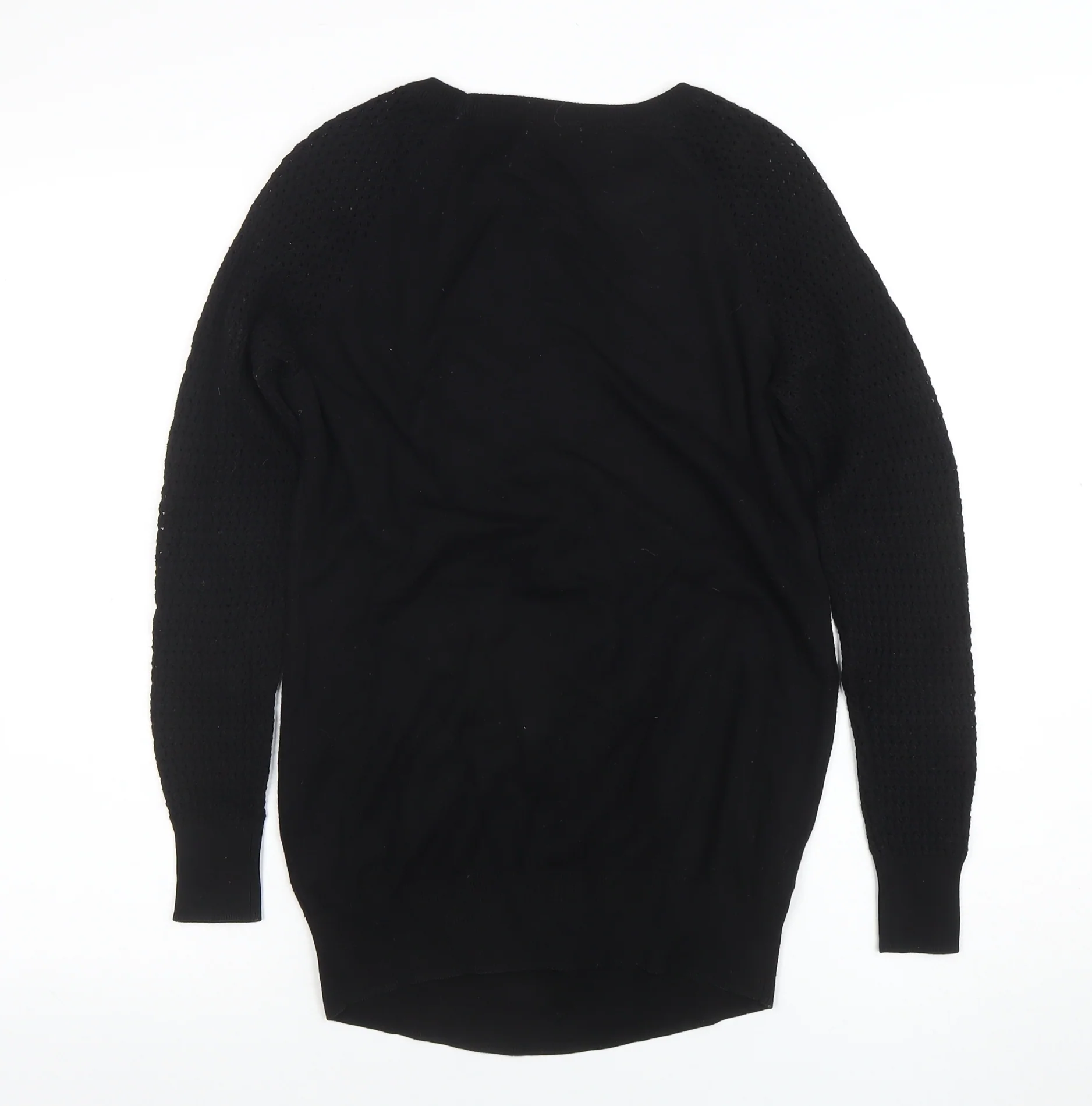 H&M Mama Women's Black Knit Long Sleeve Pullover Jumper Size S - Image 3