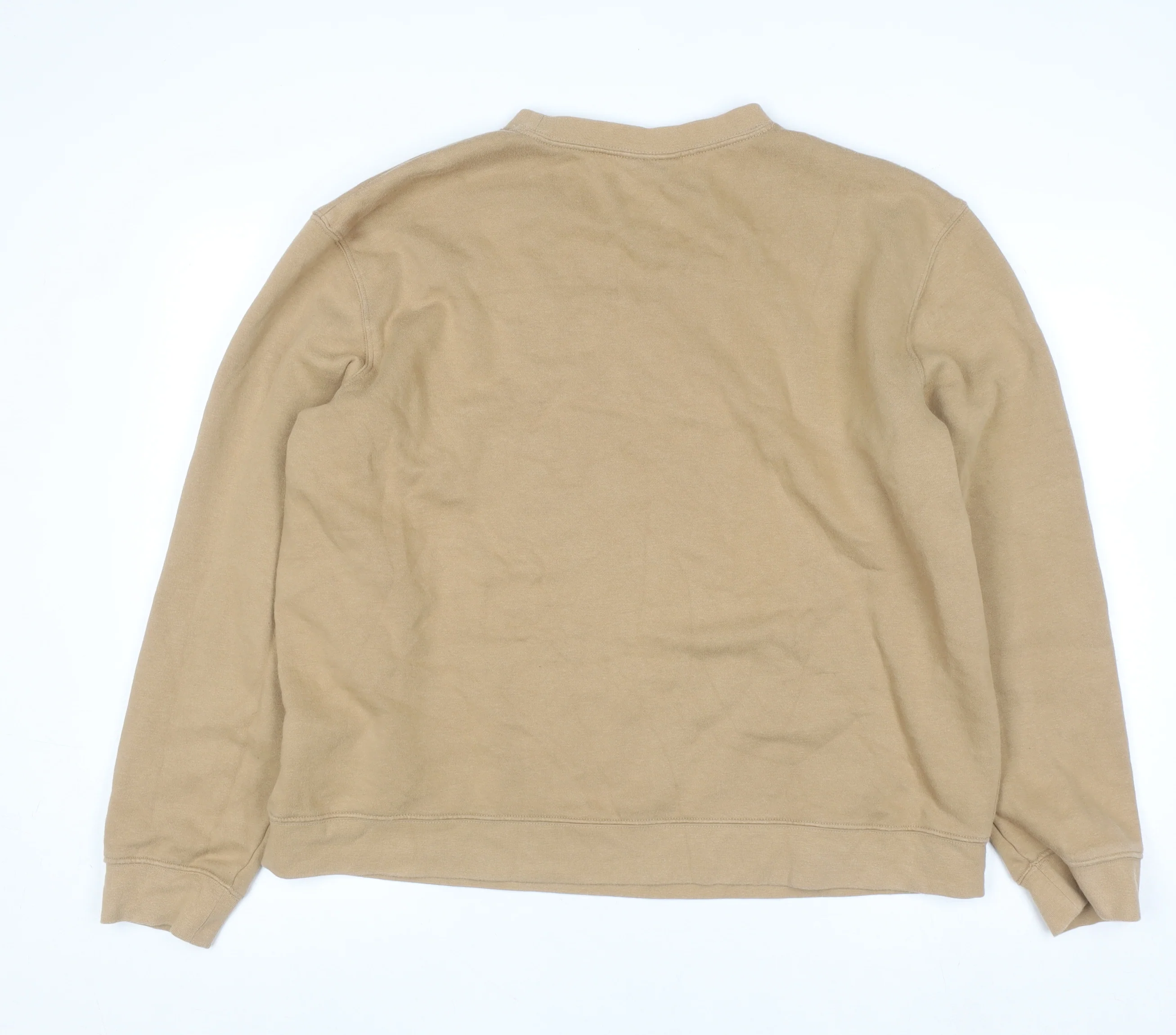 H&M Men’s Beige Les Plaisirs Graphic Pullover Sweatshirt XL - Image 3