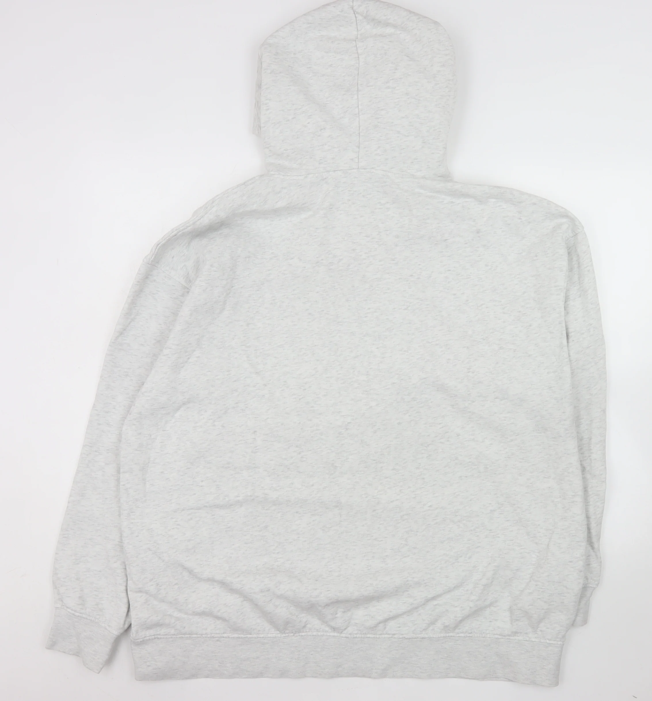 H&M Men’s Grey Pullover Hoodie Size M Casual Cotton Blend - Image 3